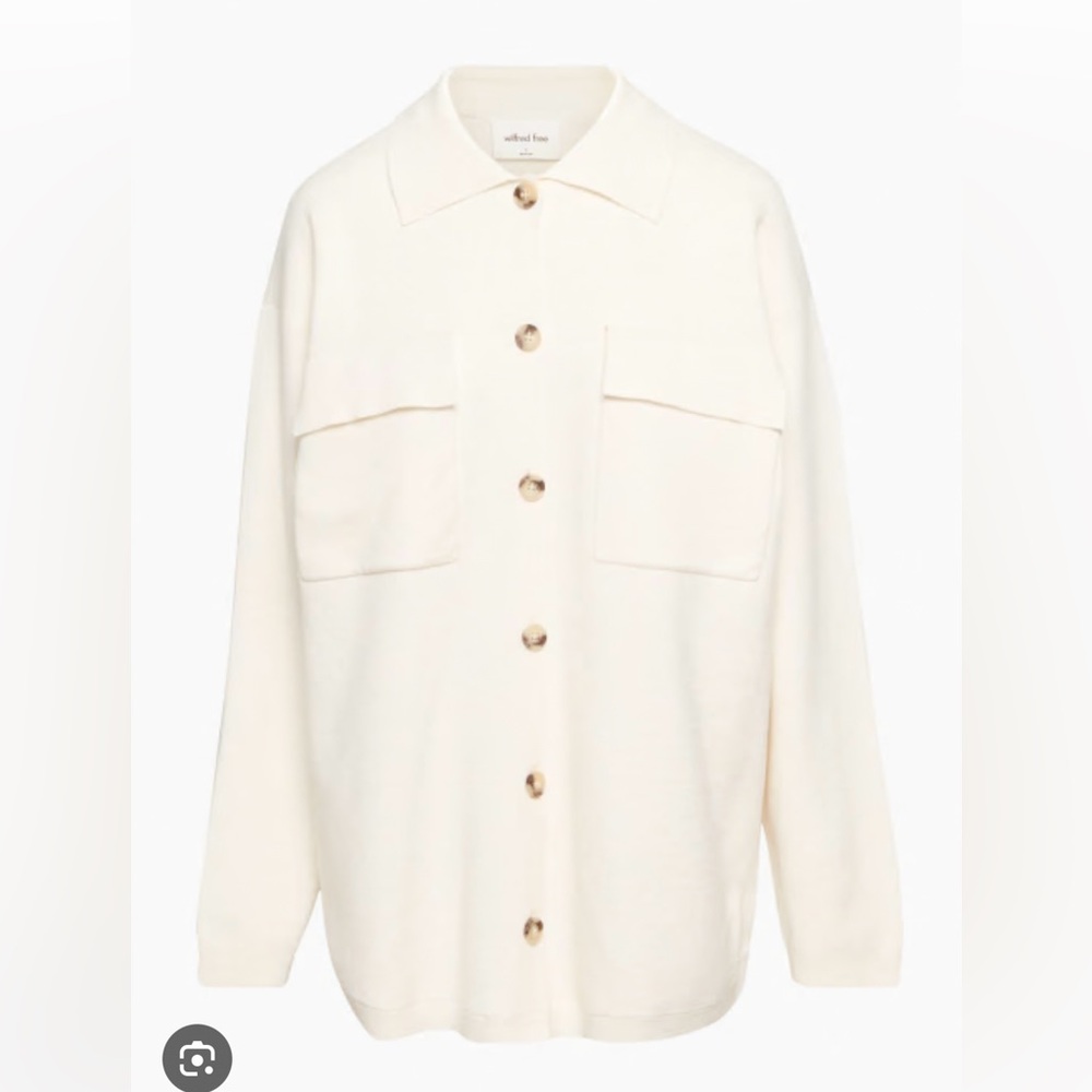 Aritzia Ronnie Sweater Jackie Size S in Heather Birch